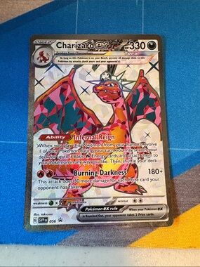 Charizard EX SVP 056 Black Star Promo Full Art Holo Pokemon TCG NM